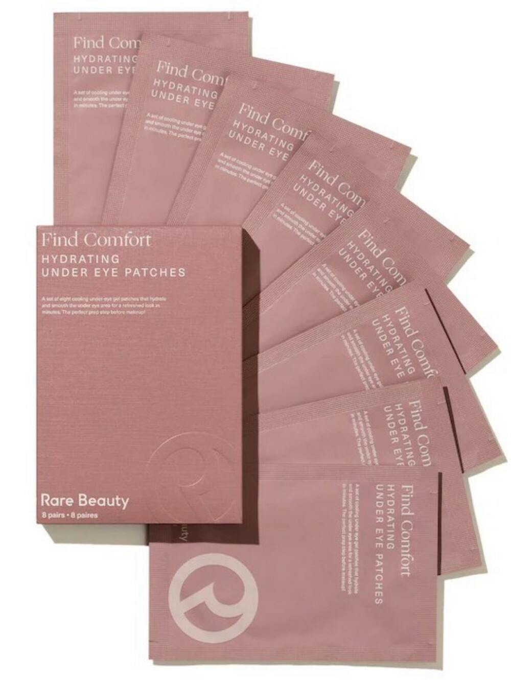 🍓Eye Need🍓BNIB Rare Beauty 8PC FIND COMFORT Hydrating Under Eye Patches!$25Ret